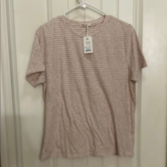 NWT Marine Layer L confetti crew Striped Tee - Picture 2 of 4